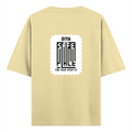 Oversized Standard T-Shirt | Unisex Oversized Fit | 100% Super Combed Cotton DTF Print | Soft, Breathable, Durable | Adults | Personalized | DTF | Typography | Trust | Confidentiality | Everyday | Secure - back - Beige - mockup 2