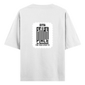 Oversized Standard T-Shirt | Unisex Oversized Fit | 100% Super Combed Cotton DTF Print | Soft, Breathable, Durable | Adults | Personalized | DTF | Typography | Trust | Confidentiality | Everyday | Secure - back - White - mockup 2