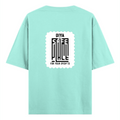 Oversized Classic T-Shirt | Unisex Fit | 100% Super-Combed Cotton | DTG Print | Pre-Shrunk, 240 GSM | Adults | Personalized | DTG | Typography | Trust | Confidentiality | Everyday | Secure - back - Mint - mockup 2
