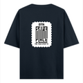 Oversized Classic T-Shirt | Unisex Fit | 100% Super-Combed Cotton | DTG Print | Pre-Shrunk, 240 GSM | Adults | Personalized | DTG | Typography | Trust | Confidentiality | Everyday | Secure - back - Navy Blue - mockup 2