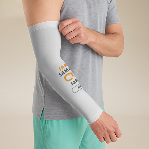 Personalized Minimalist Male Arm Sleeves Accessories with Custom Name