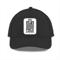 Sports Cap | Adjustable Fit | Polyester | Breathable, Perforated Panels, Embroidery/DTF Printing | Unisex | Personalized | Embroidery | Typography | Trust | Confidentiality | Everyday | Secure - Embroidery Print - front - Black - mockup 1