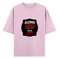 Oversized Classic T-Shirt | Unisex Fit | 100% Super-Combed Cotton | DTG Print | Pre-Shrunk, 240 GSM | Adults | Personalized | DTG | Typography | Attitude | Everyday | Assertive - front - Light Baby Pink - mockup 1