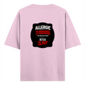 Oversized Classic T-Shirt | Unisex Fit | 100% Super-Combed Cotton | DTG Print | Pre-Shrunk, 240 GSM | Adults | Personalized | DTG | Typography | Attitude | Everyday | Assertive - back - Light Baby Pink - mockup 2