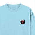 Oversized Classic T-Shirt | Unisex Fit | 100% Super-Combed Cotton | DTG Print | Pre-Shrunk, 240 GSM | Adults | Personalized | DTG | Typography | Attitude | Everyday | Assertive - right pocket - Baby Blue - mockup 4
