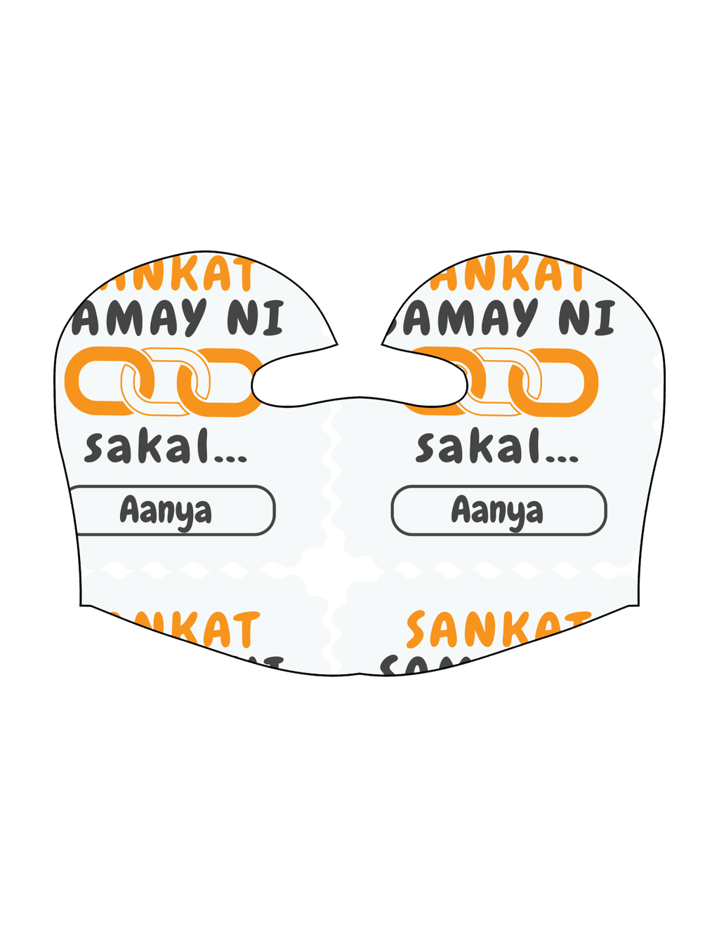 Personalized Minimalist Accessory with Custom Name - Male Balaclava Accessories Accessory