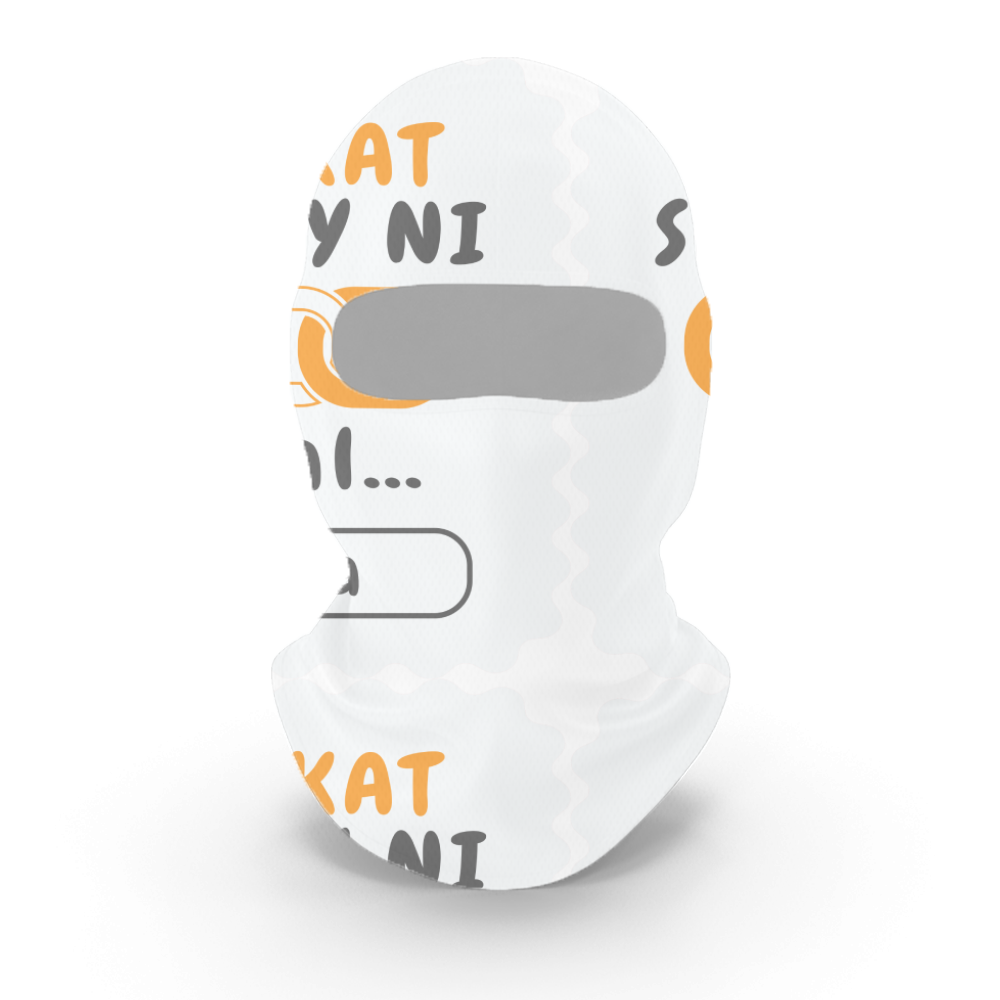Personalized Minimalist Accessory with Custom Name - Male Balaclava Accessories Accessory