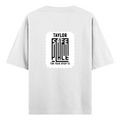 Oversized Standard T-Shirt | Relaxed Fit Unisex | 100% Super Combed Cotton DTG Print | Soft Durable Breathable | Adult | Personalized | DTG | Typography | Trust | Secrets | Everyday - back - White - mockup 2