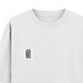 Oversized Standard T-Shirt | Relaxed Fit Unisex | 100% Super Combed Cotton DTG Print | Soft Durable Breathable | Adult | Personalized | DTG | Typography | Trust | Secrets | Everyday - left pocket - White - mockup 3