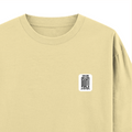 Oversized Standard T-Shirt | Relaxed Fit Unisex | 100% Super Combed Cotton DTG Print | Soft Durable Breathable | Adult | Personalized | DTG | Typography | Trust | Secrets | Everyday - right pocket - Beige - mockup 4
