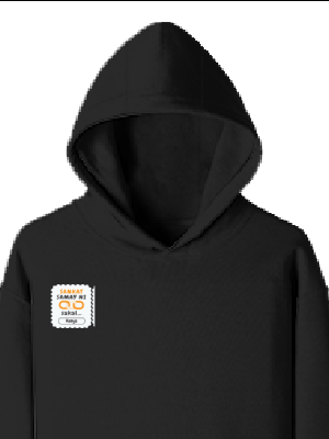 Personalized Minimalist Pullover Hoodie Embroidery with Custom Name