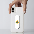 Phone Grip | Universal Fit | UV Printed | Secure Hold & Media Stand | Unisex | Personalized | Bold Graphic | Friendship | Love | Friendship Day | Joyful - front - White - mockup 1