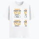 Personalized Minimalist T-Shirt with Custom Name - Cotton Stretch T Shirt Dtg T-Shirt