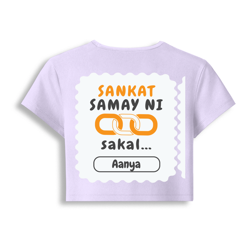 Personalized Minimalist T-Shirt with Custom Name - Female Baby Tee Embroidery T-Shirt