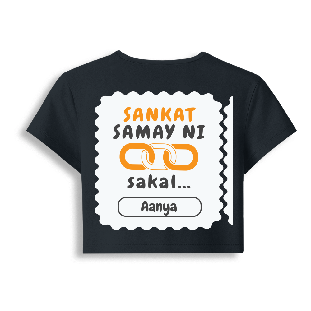Personalized Minimalist T-Shirt with Custom Name - Female Baby Tee Embroidery T-Shirt