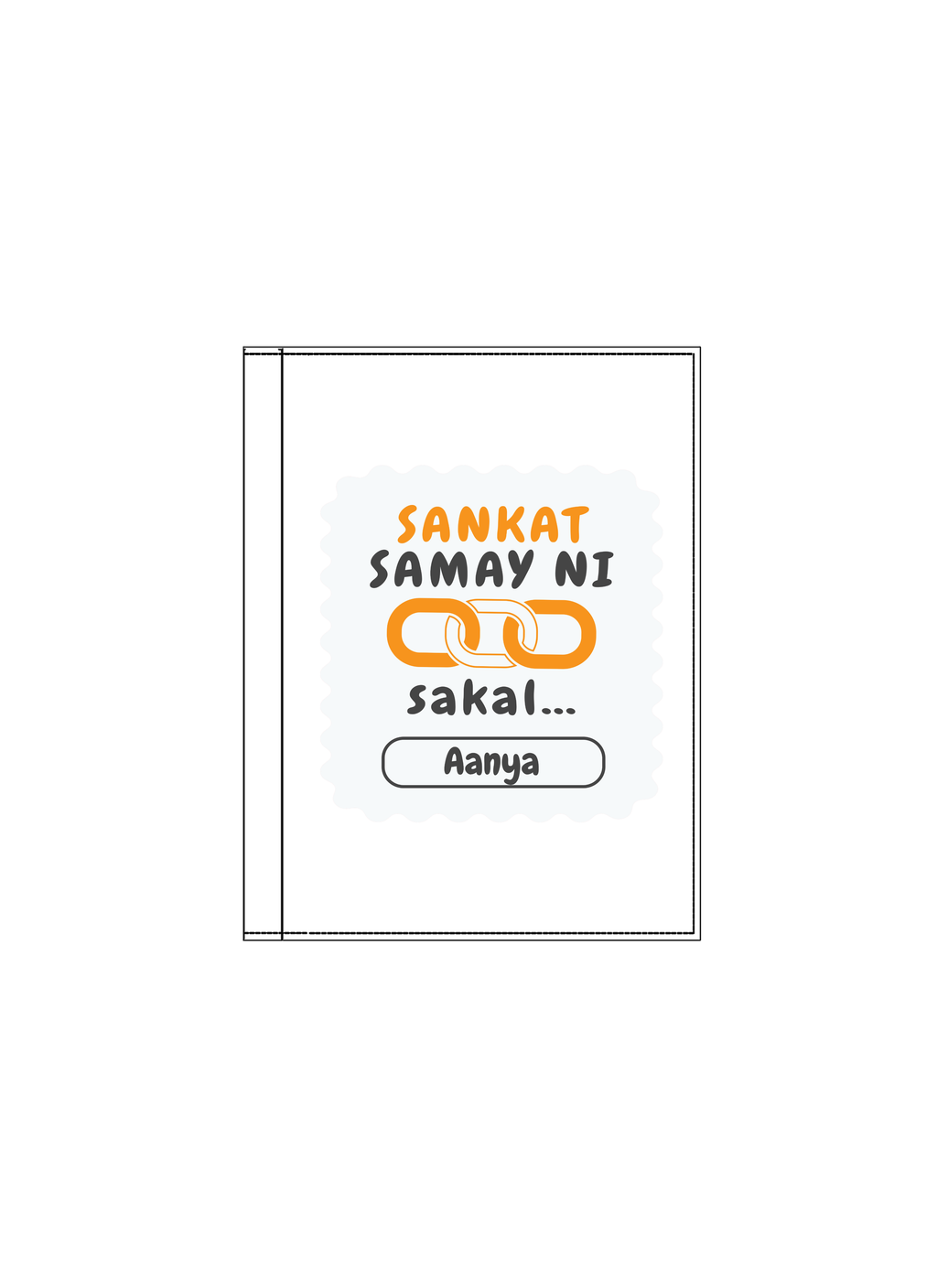 Personalized Minimalist Notebook Accessories with Custom Name