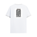 Ringer T-shirt | Unisex Fit | 100% Cotton | DTF Print | Bio Washed & Pre Shrunk | Adults | Personalized | DTF | Typography | Trust | Secrets | Everyday - back - White Black - mockup 2