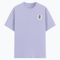 Cotton Stretch T-Shirt | Unisex Fit | 95% Cotton 5% Spandex | DTF Print | Stretchable & Breathable | Personalized | DTF | Typography | Trust | Secrets | Everyday - left pocket - Lavender - mockup 3