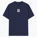 Basic T-Shirt | Unisex XS-2XL | Poly-Cotton Blend | Soft Finish, Durable Stitching | For Him, For Her | Personalized | DTF | Typography | Trust | Secrets | Everyday - front - Navy Blue - mockup 1