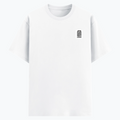 Basic T-Shirt | Unisex XS-2XL | Poly-Cotton Blend | Soft Finish, Durable Stitching | For Him, For Her | Personalized | DTF | Typography | Trust | Secrets | Everyday - left pocket - White - mockup 3
