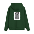 Oversized Hoodie | Relaxed Fit Unisex | 400 GSM Cotton Blend DTG Printed | Pre-Shrunk Drop Shoulder | Adult | Personalized | DTG | Typography | Trust | Secrets | Everyday - back - Bottle Green - mockup 2