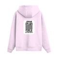 Oversized Hoodie | Relaxed Fit Unisex | 400 GSM Cotton Blend DTG Printed | Pre-Shrunk Drop Shoulder | Adult | Personalized | DTG | Typography | Trust | Secrets | Everyday - back - Light Baby Pink - mockup 2