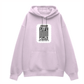 Oversized Hoodie | Unisex Relaxed Fit | 400 GSM Cotton Blend, DTF | Pre-Shrunk Comfort | Personalized | DTF | Typography | Trust | Secrets | Everyday - front - Light Baby Pink - mockup 1