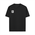 Male Standard Crew T-Shirt | Regular Fit Men's | 100% Cotton DTG Print | Soft & Durable | Personalized | DTG | Typography | Trust | Secrets | Everyday - left pocket - Black - mockup 5