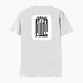 Men's V-Neck T-Shirt | Regular Fit | 180 GSM Bio-Washed Cotton Blend | DTF Print | Durable & Pre-Shrunk | Personalized | DTF | Typography | Trust | Secrets | Everyday - back - White - mockup 2
