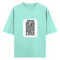 Oversized Classic T-Shirt | Unisex Oversized Fit | 100% Super-Combed Cotton, DTF Print | Pre-Shrunk, Ribbed Neck | Adults | Personalized | DTF | Typography | Trust | Secrets | Everyday - front - Mint - mockup 1
