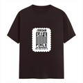 Female Classic Crew T-Shirt | Women's Regular Fit | 180 GSM Bio-Washed Cotton Blend | DTG Print Ready | Durable & Pre-Shrunk | Personalized | DTG | Typography | Trust | Secrets | Everyday - front - Coffee Brown - mockup 1