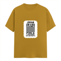 Female Classic Crew T-Shirt | Women's Regular Fit | 180 GSM Bio-Washed Cotton Blend | DTG Print Ready | Durable & Pre-Shrunk | Personalized | DTG | Typography | Trust | Secrets | Everyday - front - Mustard Yellow - mockup 1