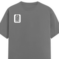Female Classic Crew T-Shirt | Women's Regular Fit | 180 GSM Bio-Washed Cotton Blend | DTG Print Ready | Durable & Pre-Shrunk | Personalized | DTG | Typography | Trust | Secrets | Everyday - right pocket - Charcoal Melange - mockup 4