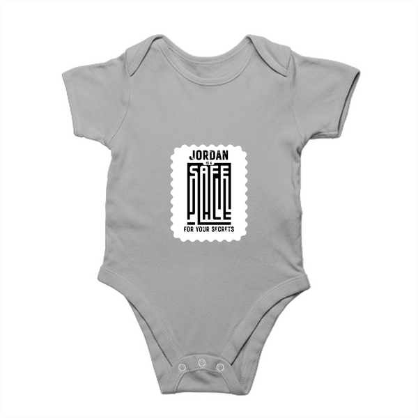 Baby Rompers | 0-12 Months | 180 GSM Bio-Washed Cotton | Soft, Durable, Pre-Shrunk | Unisex Baby | Personalized | DTF | Typography | Trust | Secrets | Everyday