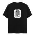 Male Classic Crew T-Shirt | Men's Regular Fit | 180 GSM Bio-Washed Cotton | DTF Print | Pre-Shrunk & Durable | Personalized | DTF | Typography | Trust | Secrets | Everyday - back - Black - mockup 2