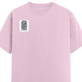 Male Classic Crew T-Shirt | Men's Regular Fit | 180 GSM Bio-Washed Cotton | DTF Print | Pre-Shrunk & Durable | Personalized | DTF | Typography | Trust | Secrets | Everyday - right pocket - Light Baby Pink - mockup 4