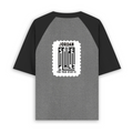 Unisex Oversized Raglan T-Shirt | Oversized Fit | 100% Bio-Washed Cotton | DTF Print Ready | Two-Tone Design | Rib Neck | Unisex Adult | Personalized | DTF | Typography | Trust | Secrets | Everyday - back - mockup 2