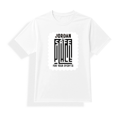 Unisex Dry Fit T-Shirt | Regular Fit | Micro Polyester Sublimation | Quick-Dry Wrinkle Resistant | Adults | Personalized | Sublimation | Typography | Trust | Secrets | Everyday - front - mockup 1