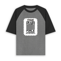 Unisex Oversized Raglan T-Shirt | Relaxed Fit | 100% Bio-Washed Cotton DTG Print | Two-Tone Contrast Sleeves | For Him & Her | Personalized | DTG | Embroidery | DTF | Typography | Trust | Secrets | Everyday | Secure | Secure Trusting