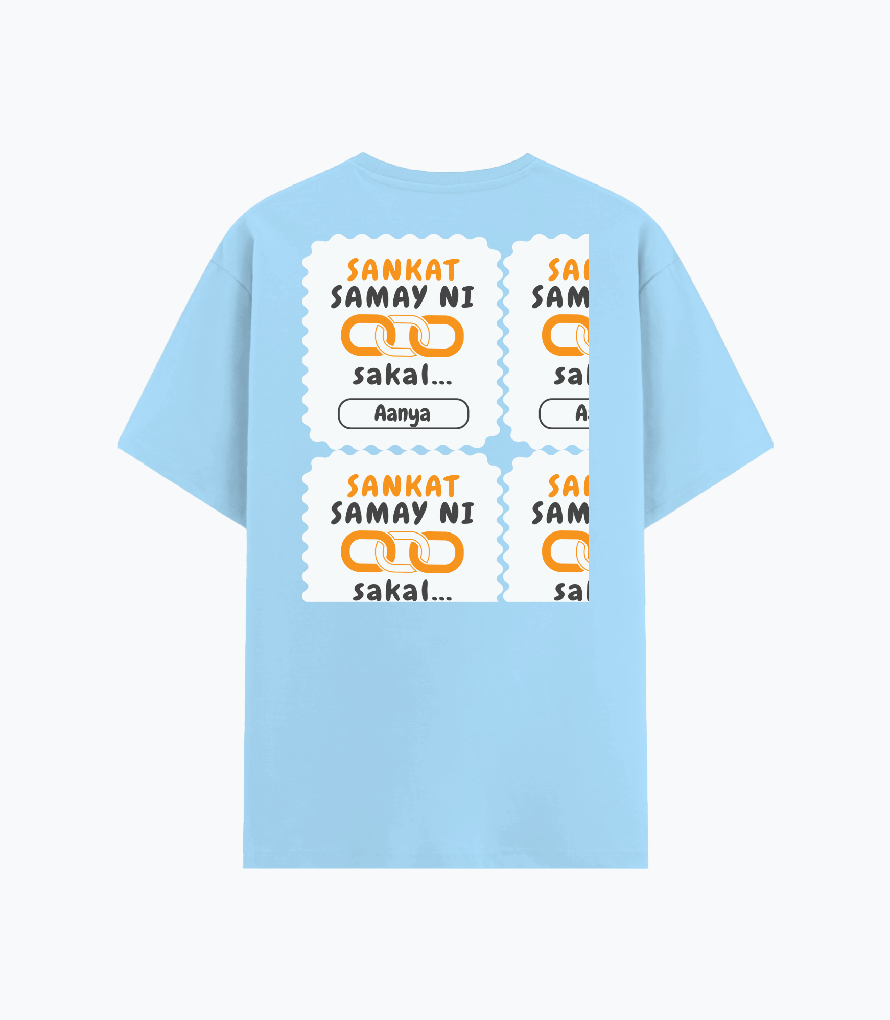 Personalized Minimalist T-Shirt with Custom Name - Cotton Stretch T Shirt Embroidery T-Shirt