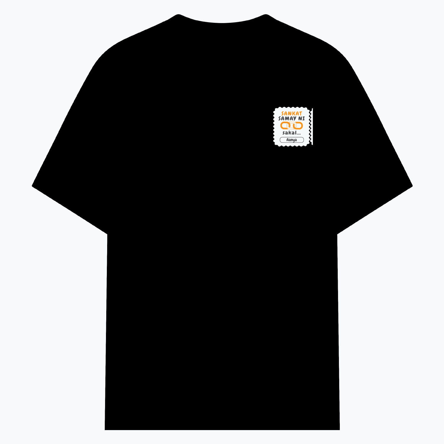 Personalized Minimalist T-Shirt with Custom Name - Cotton Stretch T Shirt Embroidery T-Shirt