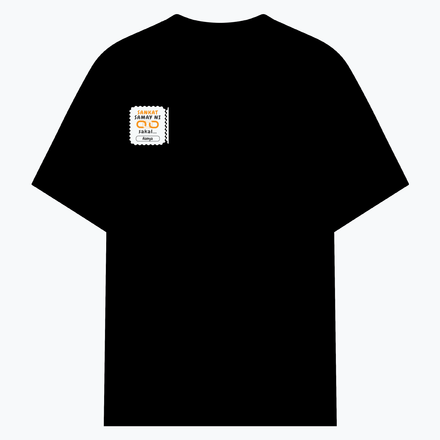 Personalized Minimalist T-Shirt with Custom Name - Cotton Stretch T Shirt Embroidery T-Shirt