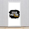 Framed Poster | Multiple Sizes | 300 GSM Art Paper | Laminated, Fade-Proof, Ready-to-Hang | Unisex | Personalized | Bold Graphic | Positive Affirmations | Motivation | Self-care | Uplifting | Positive Vibes Only - front_12x24In - 12x24In - mockup 8