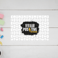 Jigsaw Puzzle | 120 Pieces A4 Size | Recycled Paper Semi-Glossy Finish | Fade-Proof Engaging Entertainment | Unisex | Personalized | Bold Graphic | Positive Affirmations | Motivation | Self-care | Uplifting | Positive Vibes Only - front - mockup 1