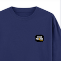 Oversized Classic T-Shirt | Unisex Relaxed Fit | 100% Super-Combed Cotton | Pre-Shrunk, Double-Stitched | Adults | Personalized | Bold Graphic | Positive Affirmations | Motivation | Self-care | Uplifting | Positive Vibes Only - right pocket - Royal Blue - mockup 4