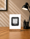 Acrylic Photo Frame With Stand - Effortlessly Chill