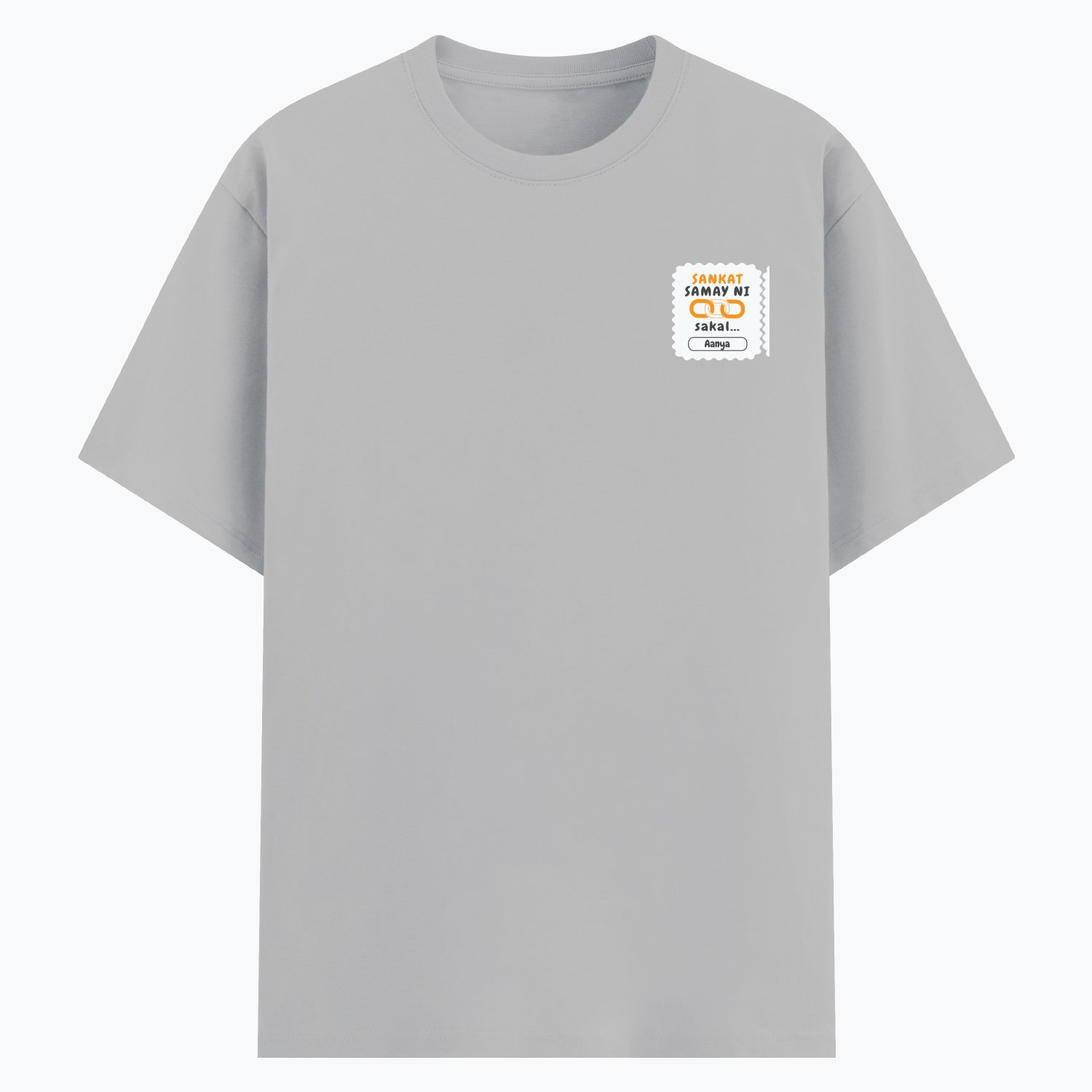 Personalized Minimalist T-Shirt with Custom Name - Basic T Shirt PC Embroidery T-Shirt