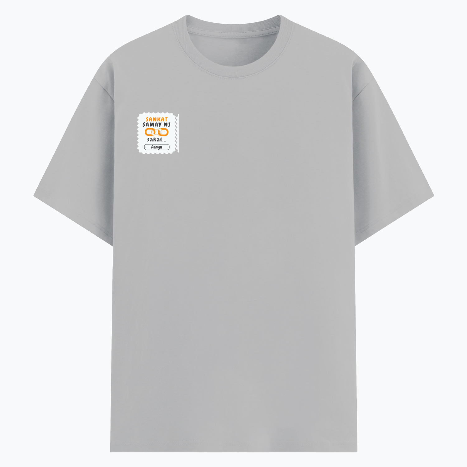 Personalized Minimalist T-Shirt with Custom Name - Basic T Shirt PC Embroidery T-Shirt