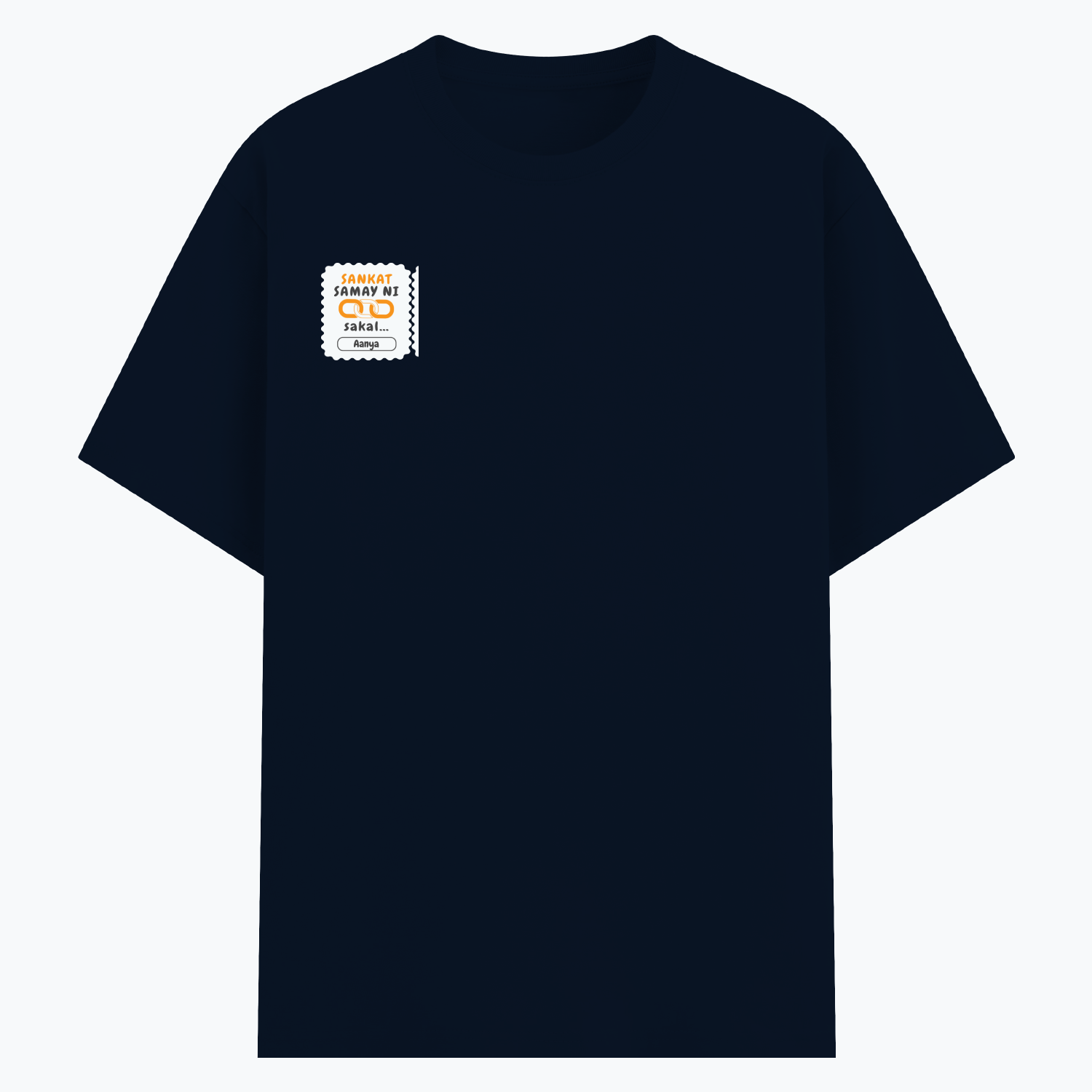 Personalized Minimalist T-Shirt with Custom Name - Basic T Shirt PC Embroidery T-Shirt