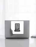Stickers | Various Sizes | 100 Microns Matte Laminated | Die-Cut, Indoor/Outdoor Durable | Unisex | Personalized | Typography | Control | Everyday | Confident | Calm Under Pressure - front_8x8 - 8x8 - mockup 8
